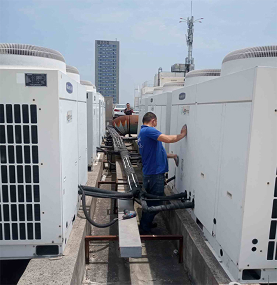 新华中央空调制热和不制冷系统维修方法